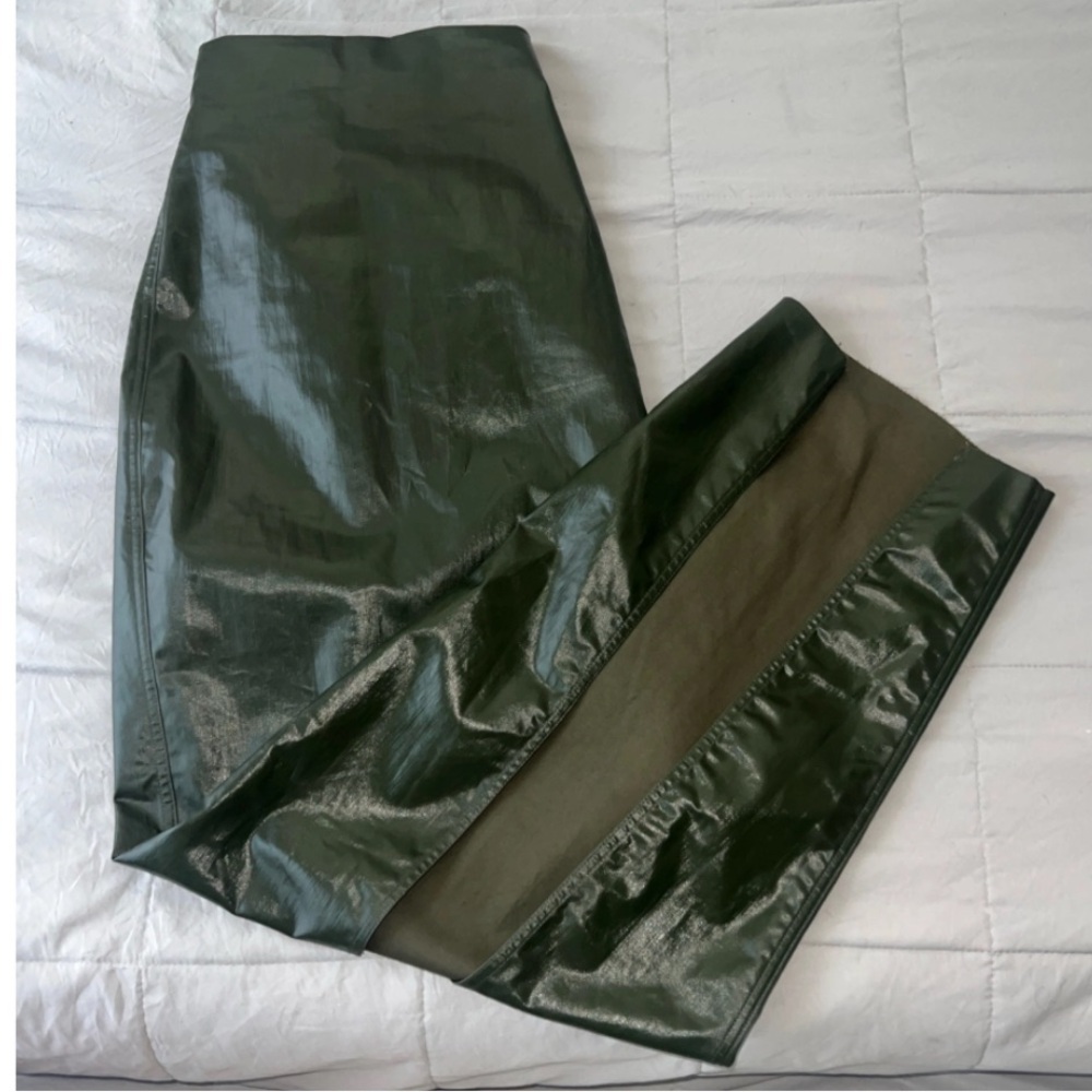 Rick Owens Dirt Pillar Denim Maxi Skirt, 38
